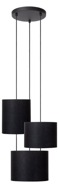 Lucide 45409/13/30 - Lustr na lanku MAYA 3xE27/40W/230V černá