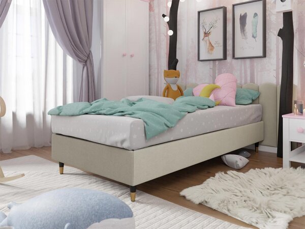 Jednolůžková postel Estelle - Zlatý základ I, Potah: Manila 26, Rozměr postele: 80x200 5903211106644