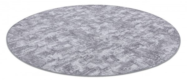 Koberec kruh SOLID šedý 90 BETON