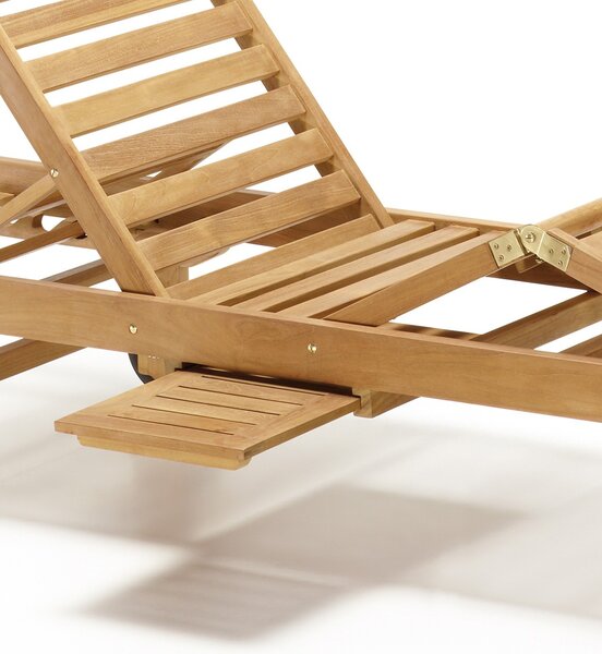 Stylové lehátko ze dřeva Jardin