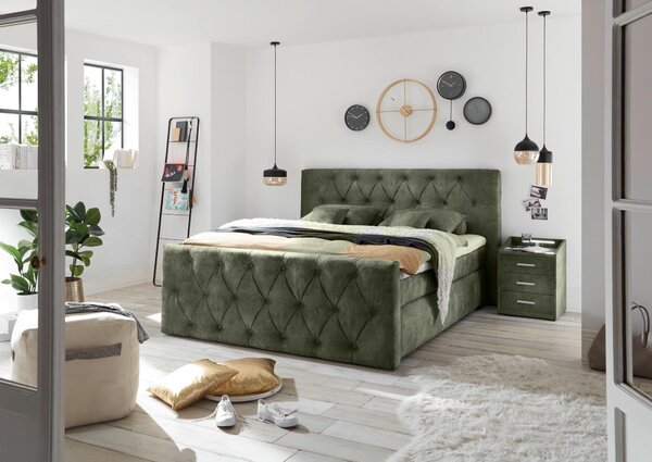 POSTEL BOXSPRING, 180/200 cm, MID.YOU - Manželské postele, Online Only