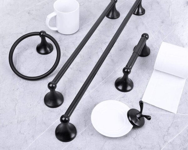 Držák na toaletní papír 332869A RETRO BLACK