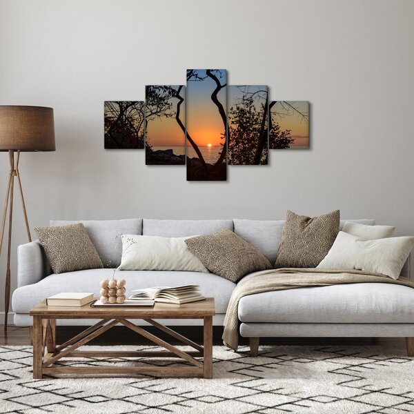 Obraz západu slunce (125x70 cm)