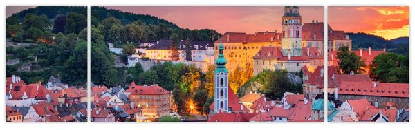 Obraz - Český Krumlov (170x50 cm)