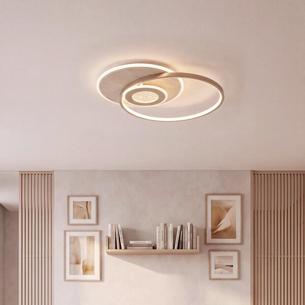STROPNÍ LED SVÍTIDLO, 54,5/43/8 cm Novel - Stropní svítidla