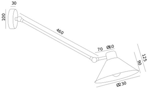 Argon Altea nástěnné svítidlo 1x15 W bílá 4071