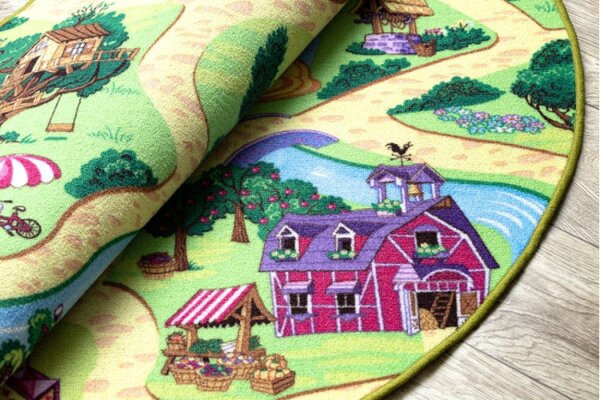 Koberec kruh CANDY TOWN