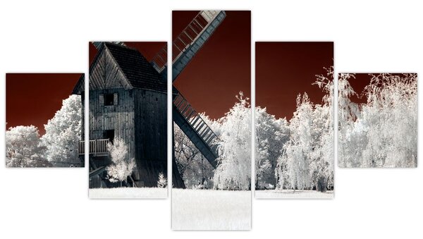 Obraz mlýna (125x70 cm)