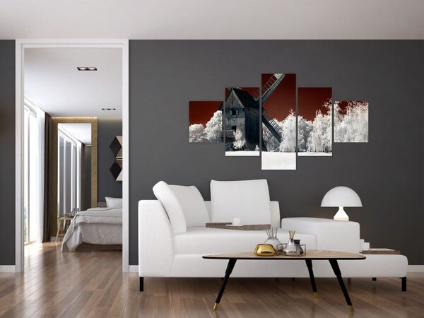 Obraz mlýna (125x70 cm)