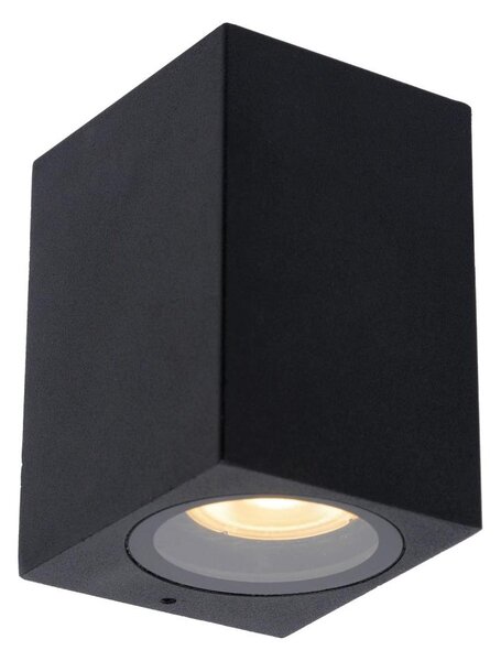 Lucide 69800/01/30 - Venkovní nástěnné svítidlo ZARO 1xGU10/35W/230V IP44 černá