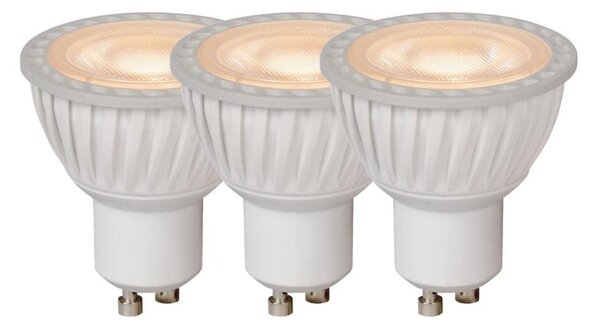 SADA 3x LED Stmívatelná žárovka MR16 GU10/5W/230V 3000K - Lucide 49006/15/31