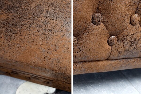 Elegantní pohodlné křeslo Chesterfield