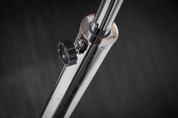 Designová moderní stojací lampa Big Bow II 170-205 cm chrom