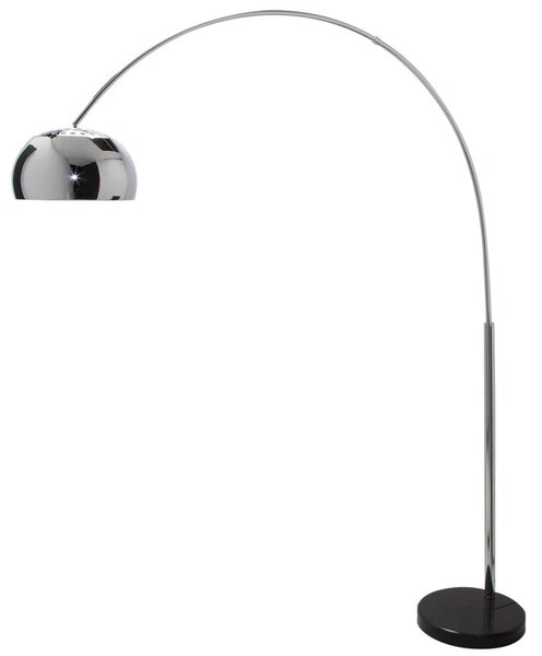 Designová moderní stojací lampa Big Bow II 170-205 cm chrom