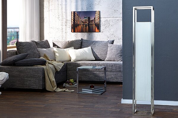 Luxusní designová stojací lampa Agapune 120 cm bílá