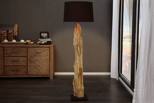 Designová originální stojací lampa Rousilique 175 cm z naplaveného dřeva