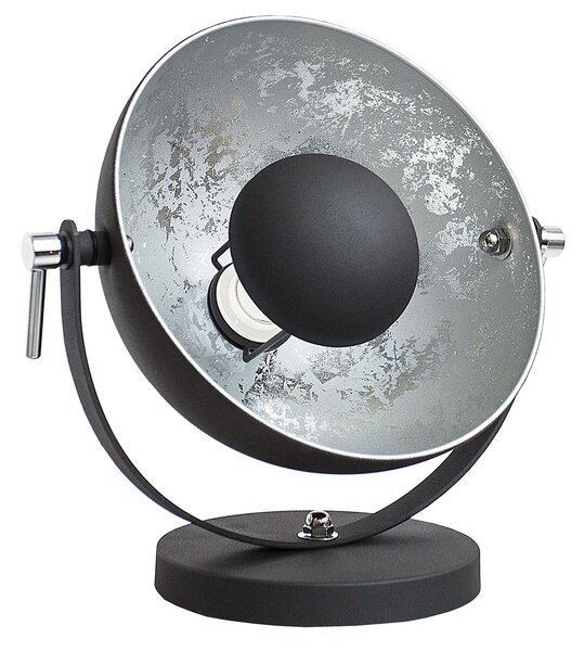 Designová jedinečná stolní lampa Studio 40 cm stříbrná