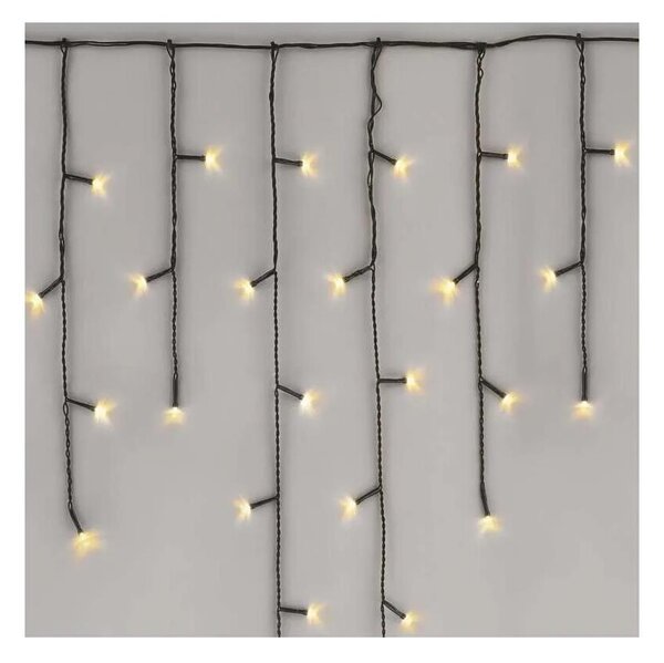 LED Venkovní řetěz 100xLED/2,5x0,9m IP44 teplá bílá