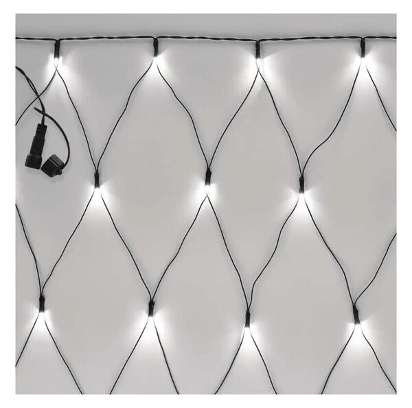 LED Venkovní vánoční řetěz 160xLED/2x1,5m IP44 studená bílá