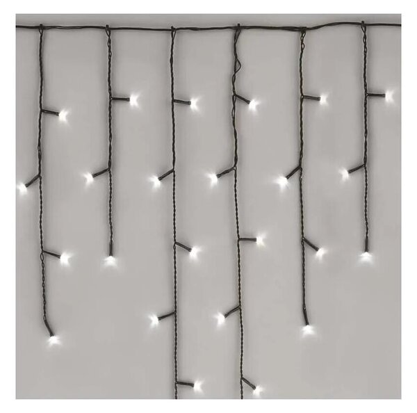 LED Venkovní řetěz 100xLED/2,5x0,9m IP44 studená bílá