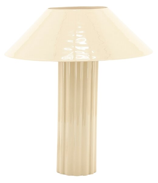 By-Boo Béžová kovová stolní lampa Pallas