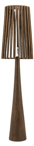 By-Boo Hnědá dřevěná stojací lampa Guard 162 cm