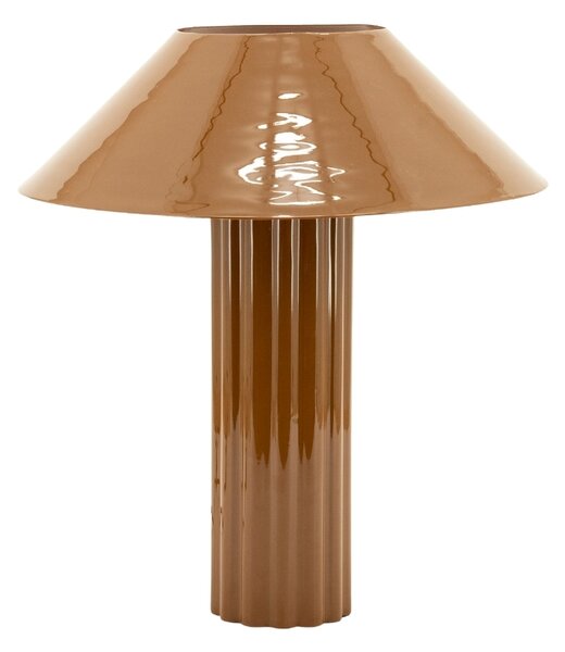 By-Boo Hnědá kovová stolní lampa Pallas