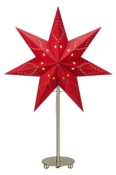 Markslöjd 705544 - Vánoční dekorace SATURNUS 1xE14/25W/230V 35 cm červená