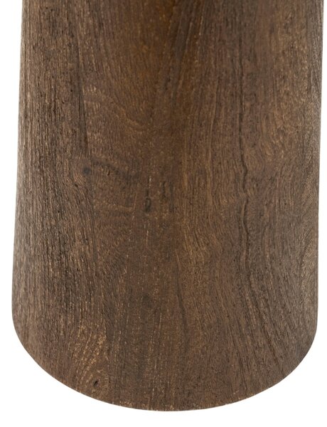 By-Boo Hnědá dřevěná stojací lampa Guard 162 cm