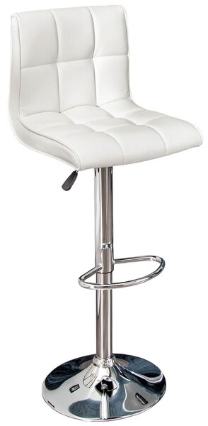 Barová židle Modena 90-115 cm bílá
