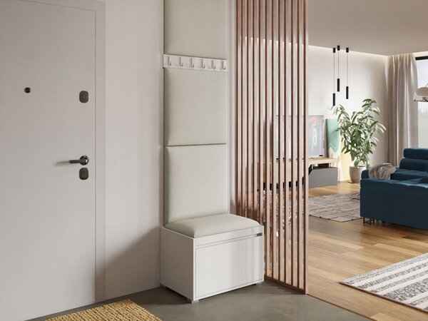 Nábytek do předsíně Konkor 60 VII, Barva: bílá, barva: Manila 35 5903211064999