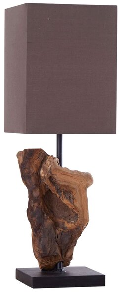 Stylová stolní lampa Hypnotic 45cm hnědá