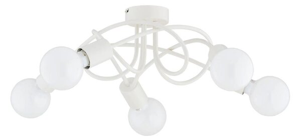 Přisazený lustr BOSTON 5xE27/15W/230V krémová