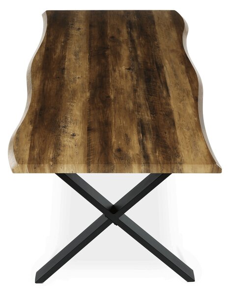 Vikio Jídelní stůl 180x90 cm dekor old wood AJS164OW