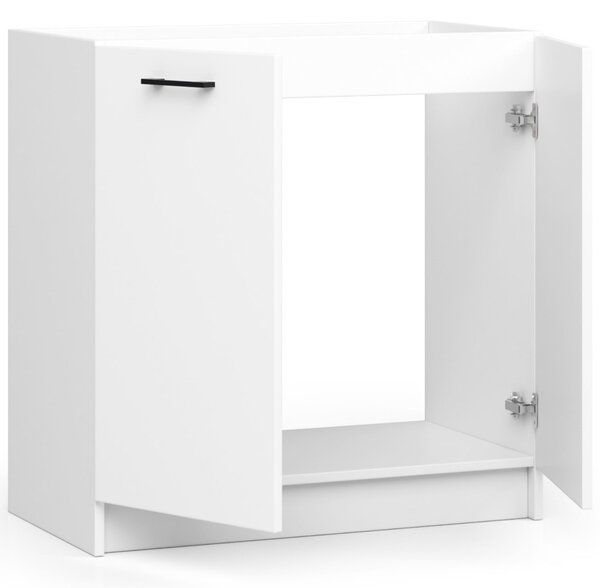 Kuchyňská skříňka pod dřez OLIVIA – 80cm | Bílá