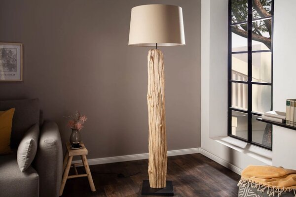 Designová stylová stojací lampa Treibholz