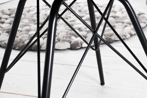 Designová moderní jídelní židle Scandinavia černá