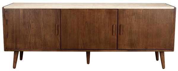 Ořechová komoda DUTCHBONE ARDA 160 x 40 cm