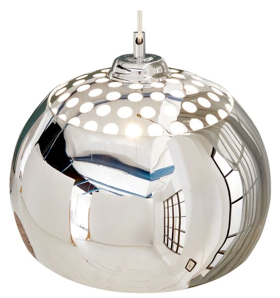 Moderní designové závěsné svítidlo Chrome Ball