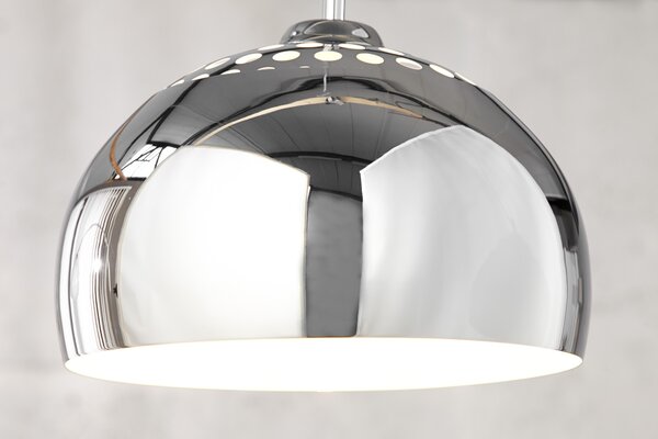 Moderní designové závěsné svítidlo Chrome Ball