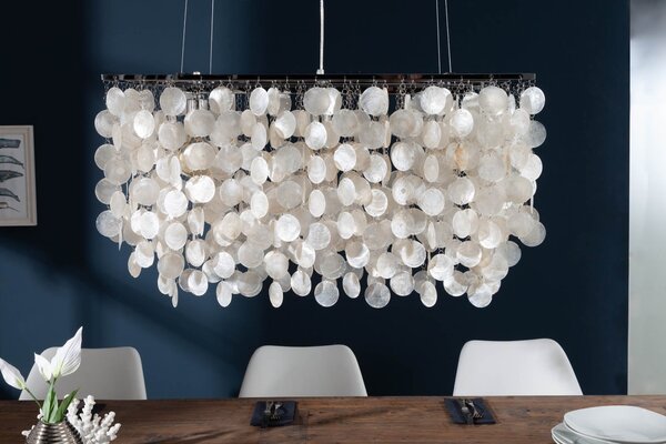 Stylové designové závěsné svítidlo Shell Reflections 80cm