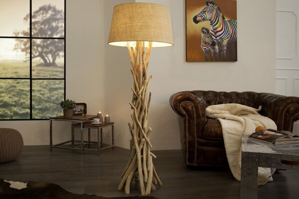 Designová originální stojací lampa Cara 155cm