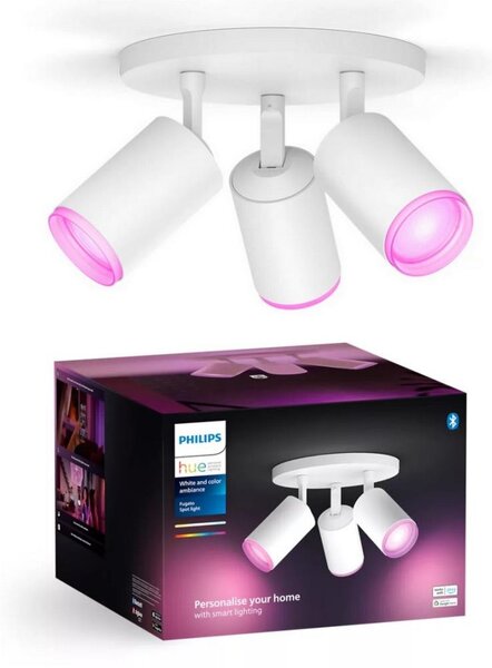 Philips - LED RGBW Stmívatelné bodové svítidlo Hue FUGATO 3xGU10/4,2W/230V bílá