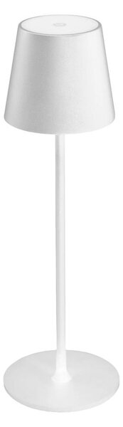 LED Stmívatelná venkovní stolní lampa LED/4W/4000 mAh 3000/4000/5500K IP44 bílá