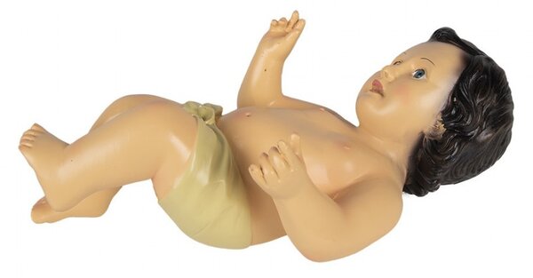 Dekorace figurka malý ležící Ježíšek Jesus M - 17*12*30 cm - Clayre & Eef