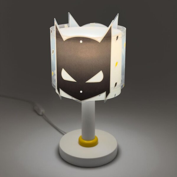 Dalber 61801N - LED Dětská lampička DARK HERO 1xG4/4W/230V bílá/černá