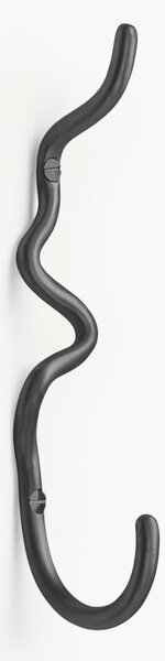 Ručně vyrobený mosazný nástěnný háček Curvature