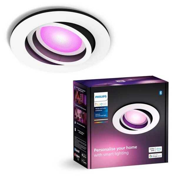 Philips - LED RGBW Stmívatelné podhledové svítidlo Hue CENTURA 1xGU10/4,2W/230V