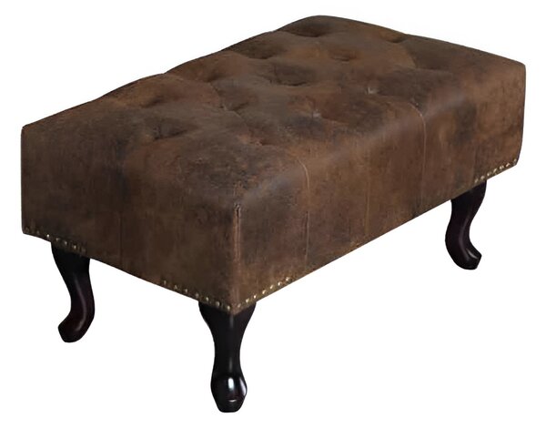 Luxusní taburetka Chesterfield Antik Look