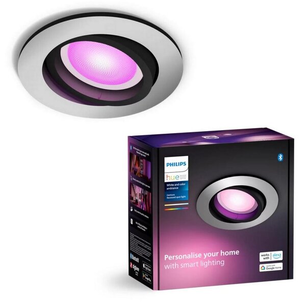 Philips - LED RGBW Stmívatelné podhledové svítidlo Hue CENTURA 1xGU10/4,2W/230V